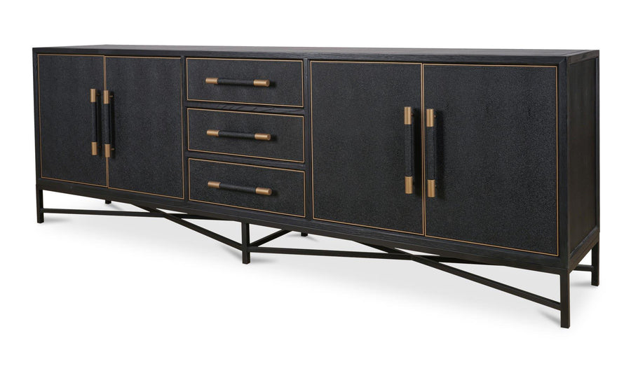 Mako Sideboard Large Black - SwayLiving