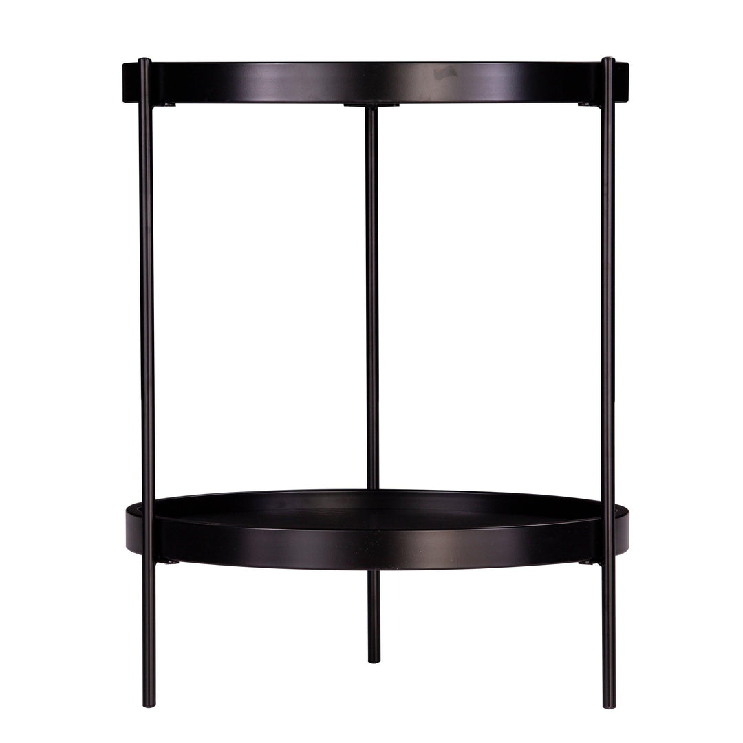 SwayLiving Verlington Round Farmhouse Style End Table ACCENT TABLES