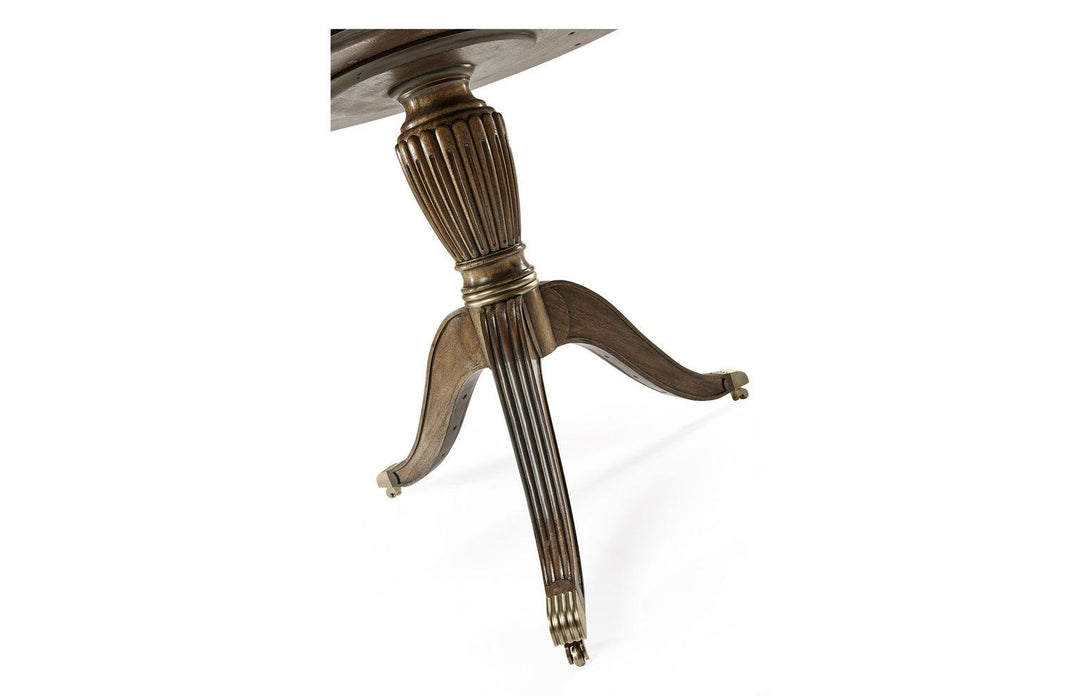 SwayLiving Buckingham Bleached Mahogany Drum Table ACCENT TABLES