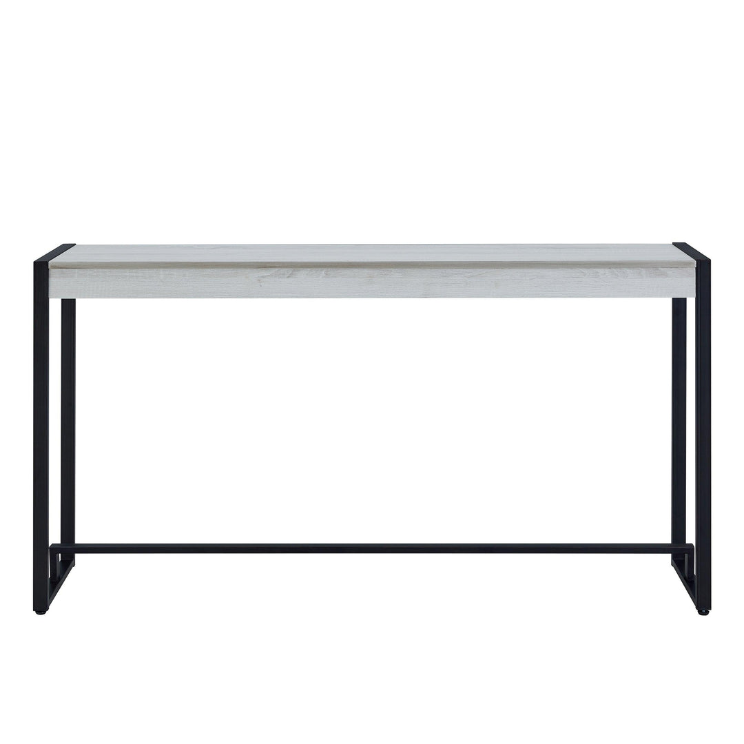 SwayLiving Holly & Martin Macen Console - Black w/ Distressed White CONSOLE TABLES