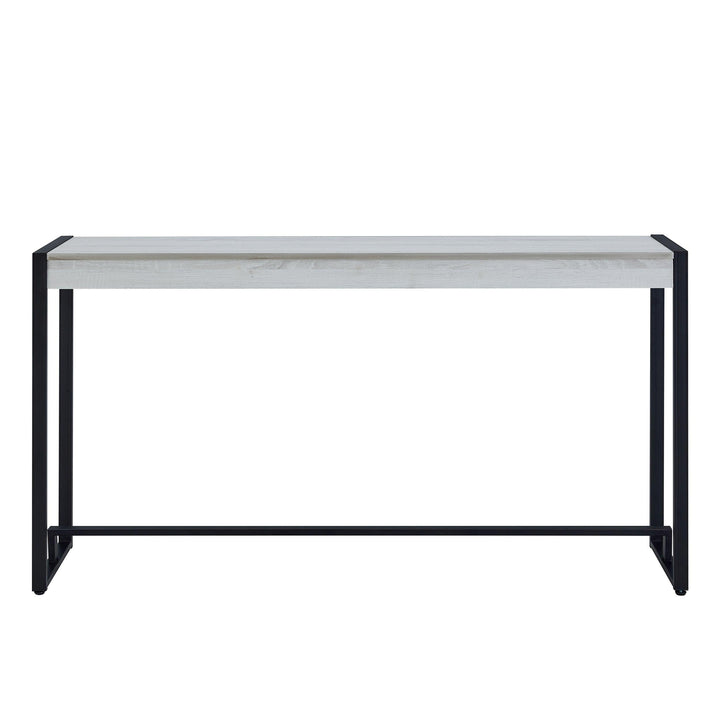 SwayLiving Holly & Martin Macen Console - Black w/ Distressed White CONSOLE TABLES