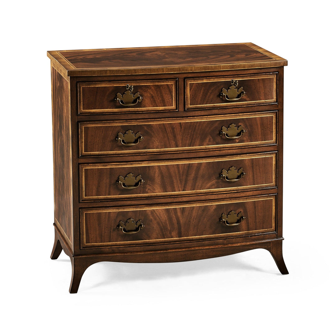 SwayLiving Buckingham Mahogany Bedside Chest of Drawers SIDEBOARDS + CREDENZAS