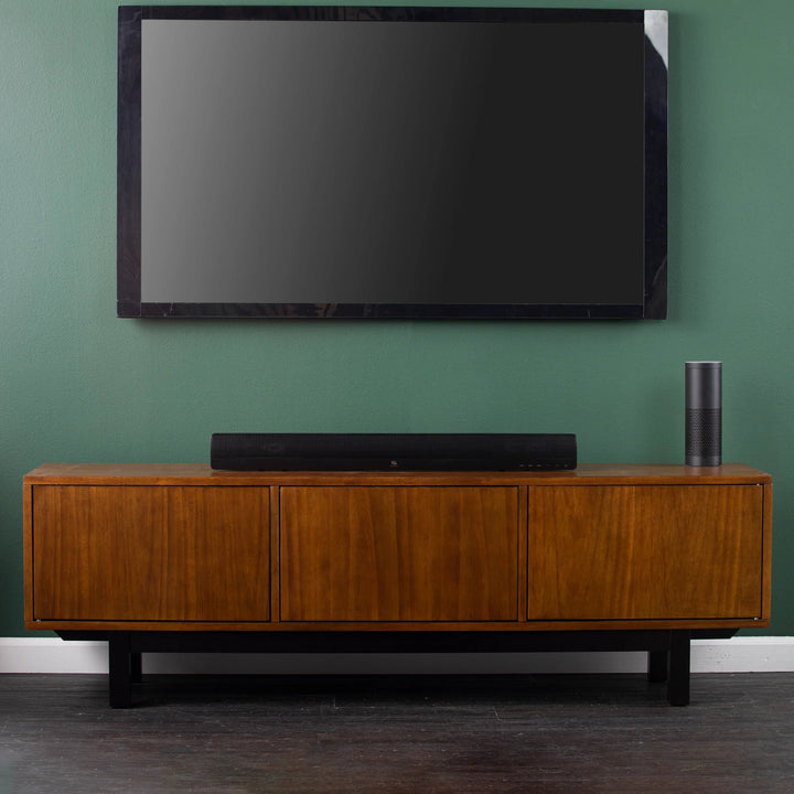SwayLiving Welling Three-Door Media Console w/ Storage MEDIA + TV STANDS