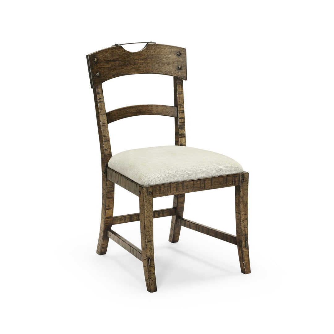 SwayLiving Casual Accents Dark Driftwood Planked Side Chair - Set Of 2 DINING CHAIRS