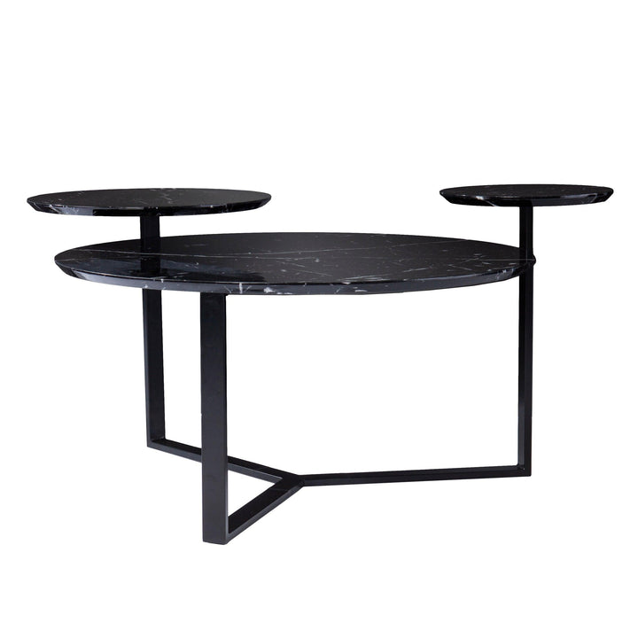 SwayLiving Saxelby Faux Marble Cocktail Table COFFEE TABLES