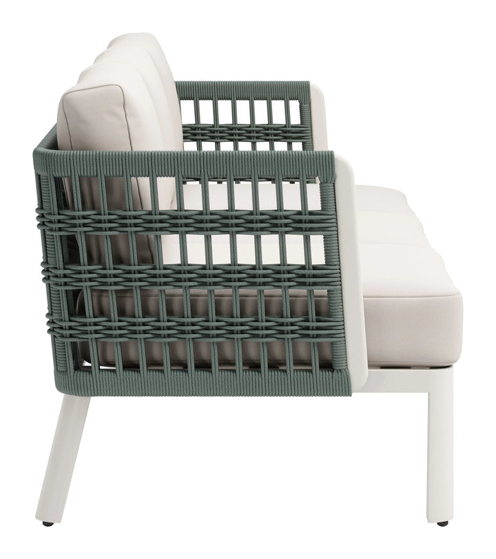 SwayLiving Bridgehampton Sofa White OUTDOOR SOFAS + SECTIONALS