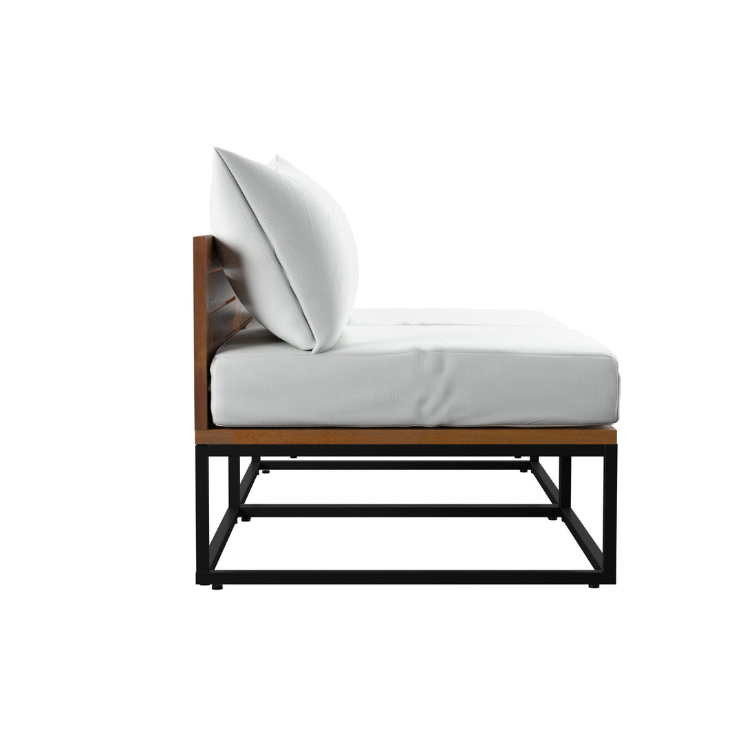SwayLiving Taradale Modular Outdoor Loveseat w/ Cushions OUTDOOR SOFAS + SECTIONALS