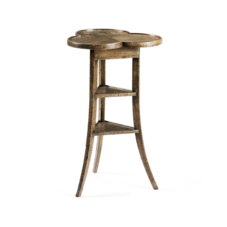 SwayLiving Casual Accents Medium Driftwood Trefoil Side Table ACCENT TABLES
