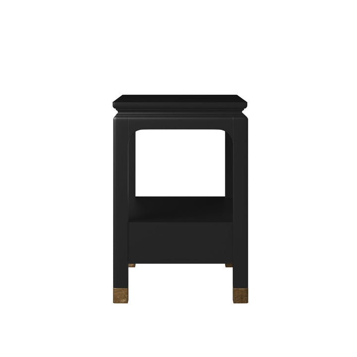 Eave Bedside Table - Ink