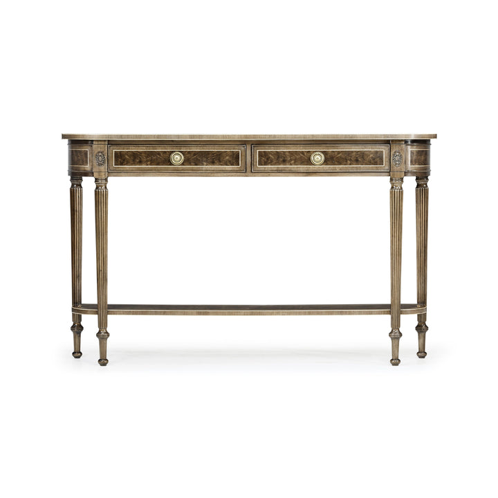 SwayLiving Regency Bleached Mahogany Console Table CONSOLE TABLES