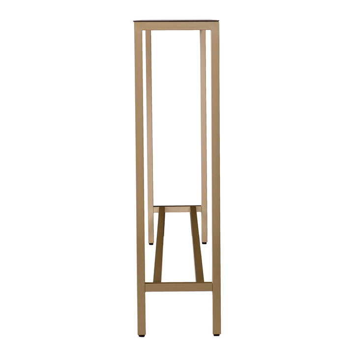 SwayLiving Darrin Long Console Table - Gold CONSOLE TABLES