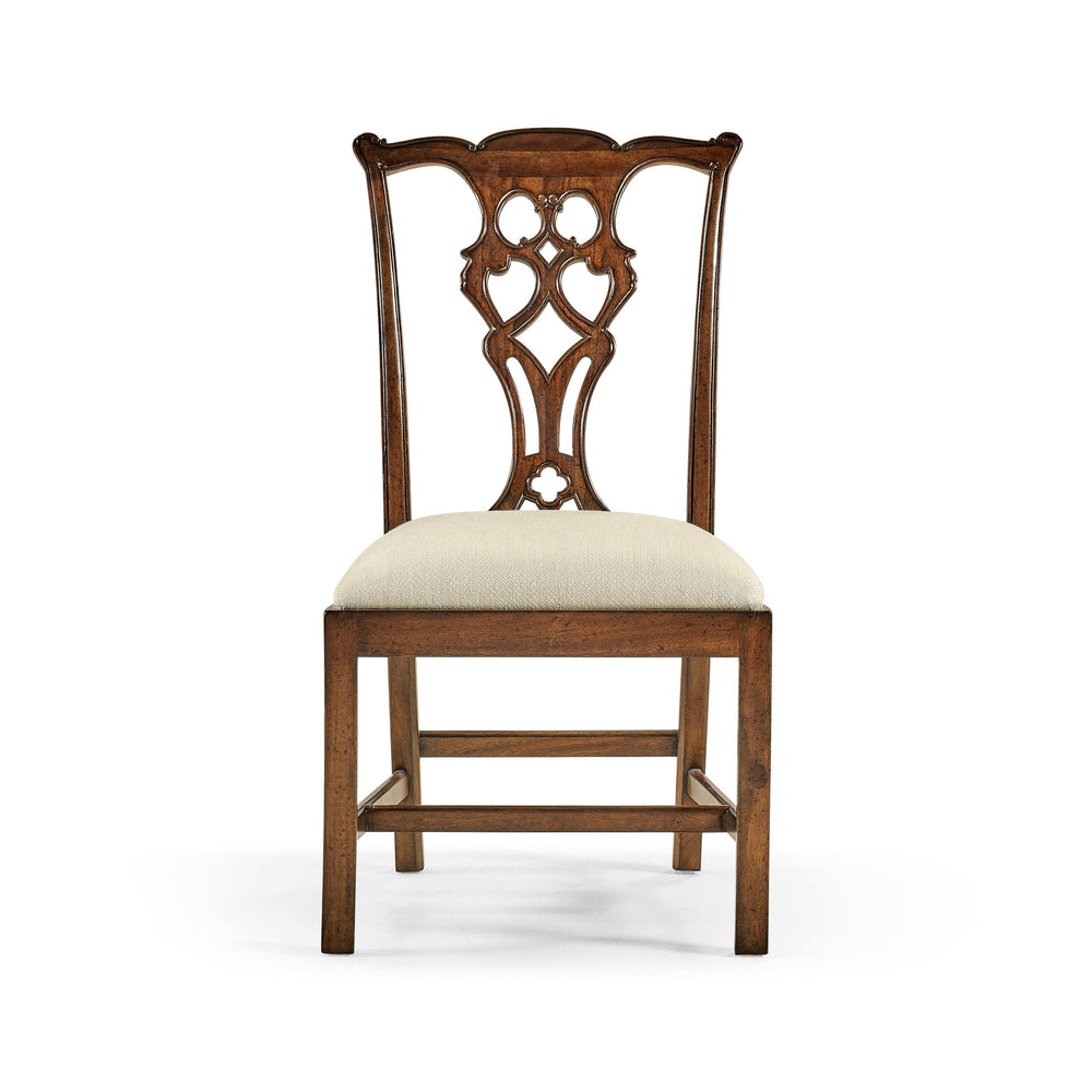 SwayLiving Buckingham Chippendale Mahogany Side Chair - Set Of 2 DINING CHAIRS