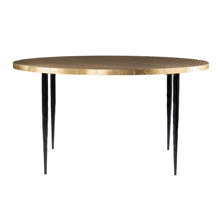 SwayLiving Judmont Round Cocktail Table w/ Embossed Top COFFEE TABLES