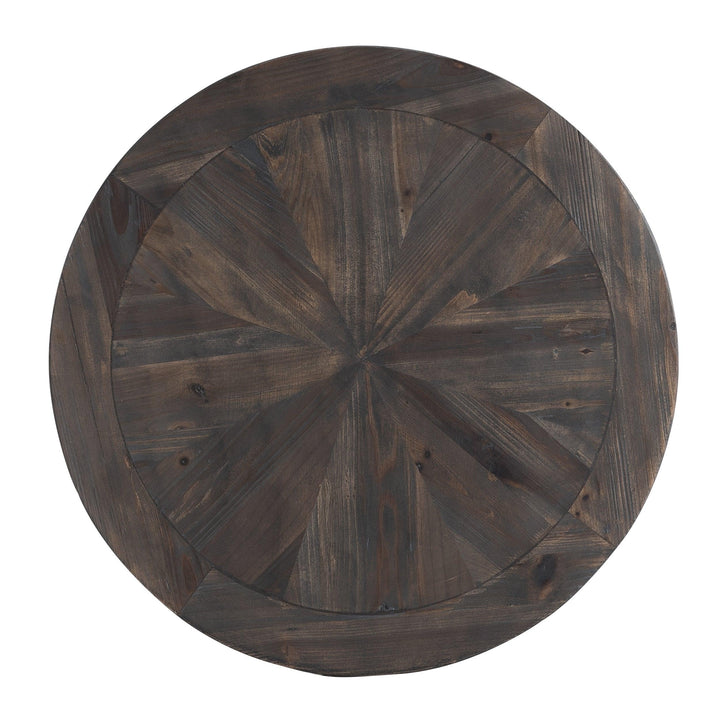 SwayLiving Landsmill Round Industrial End Table ACCENT TABLES