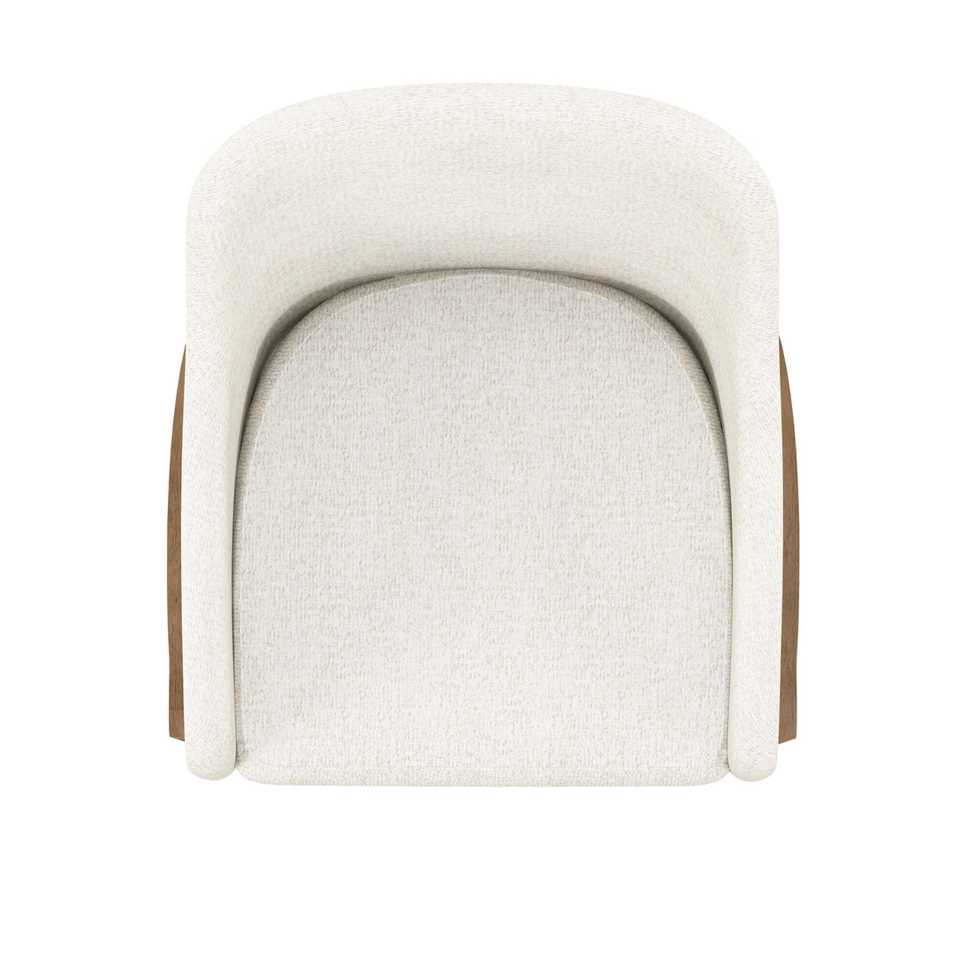 SwayLiving Portico Upholstered Arm Chair - Set of 2 DINING CHAIRS