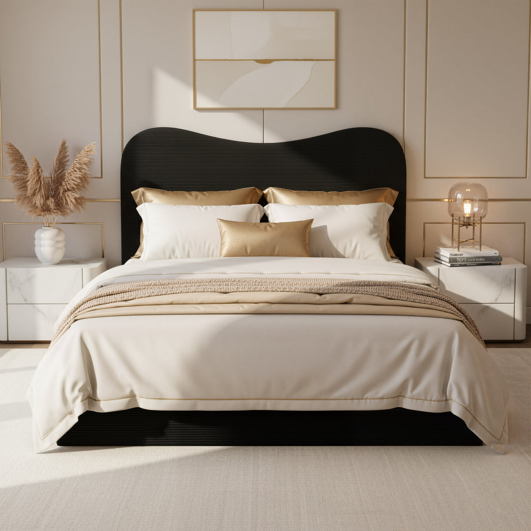 Sele Queen Bed Black