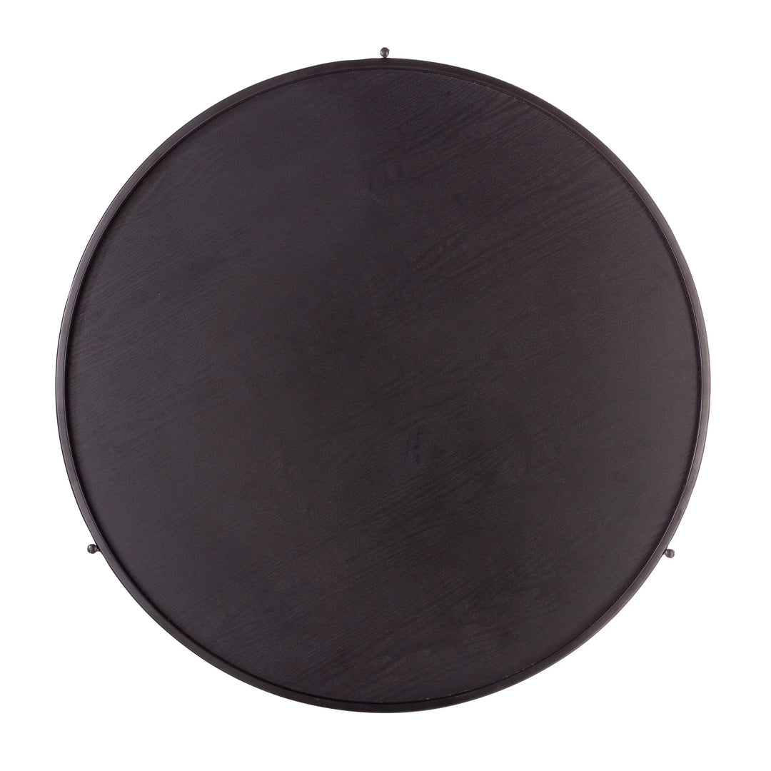 SwayLiving Verlington Round Farmhouse Style Cocktail Table COFFEE TABLES