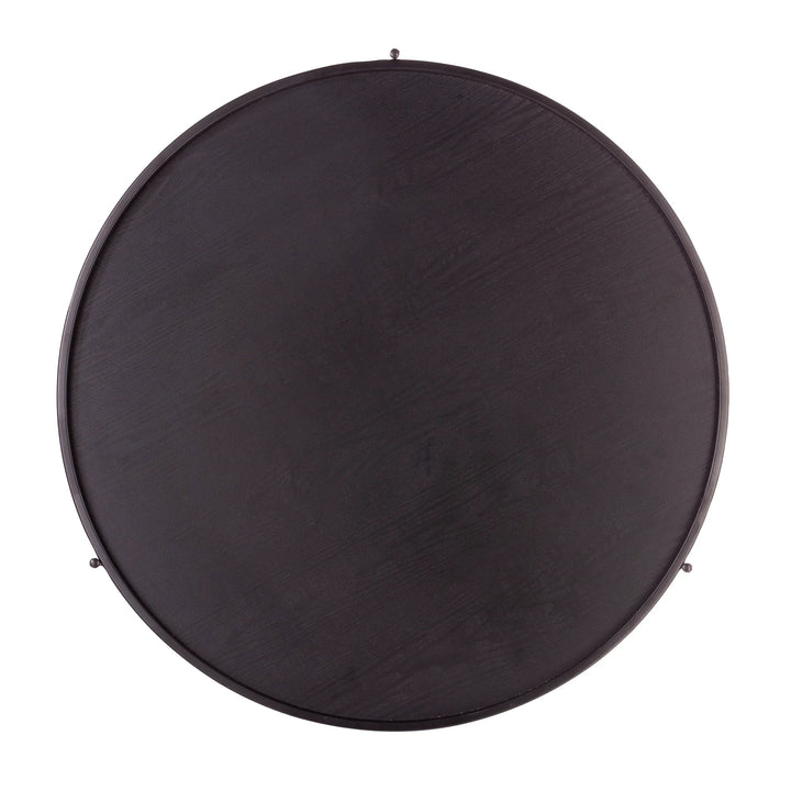 SwayLiving Verlington Round Farmhouse Style Cocktail Table COFFEE TABLES