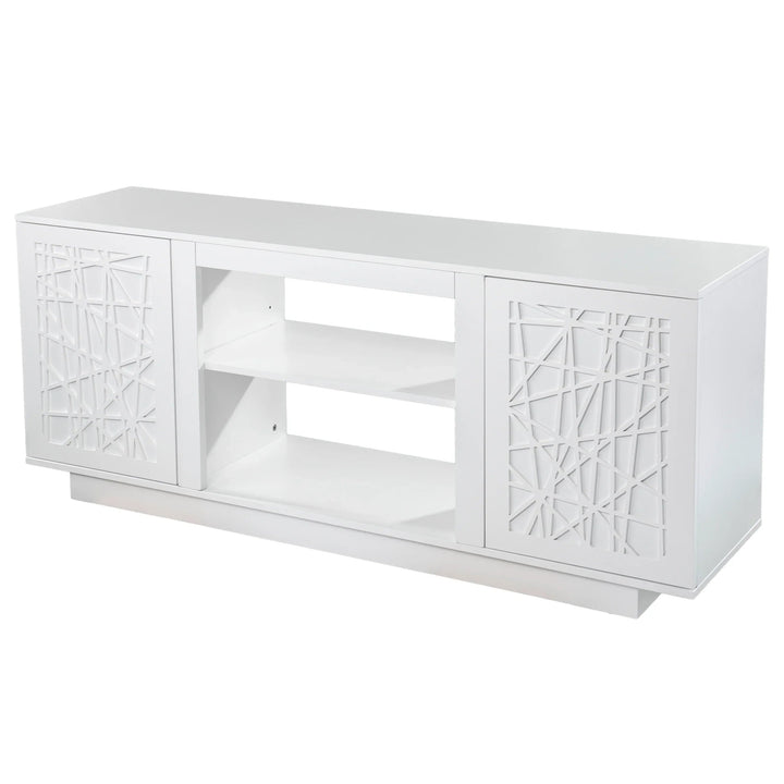 SwayLiving Delgrave Two-Door Media Cabinet MEDIA + TV STANDS