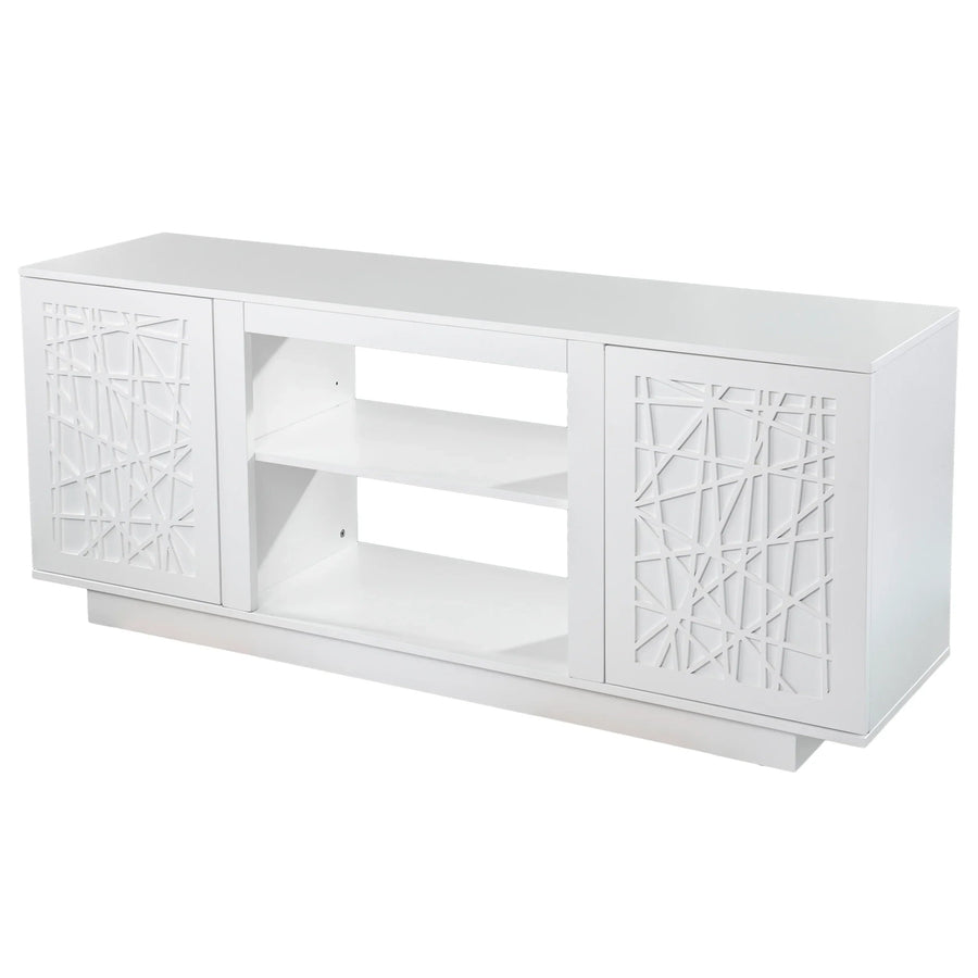 SwayLiving Delgrave Two-Door Media Cabinet MEDIA + TV STANDS
