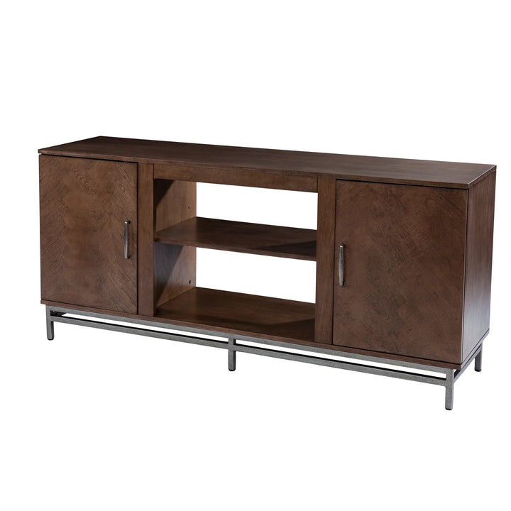 SwayLiving Dibbonly Media Stand w/ Storage MEDIA + TV STANDS