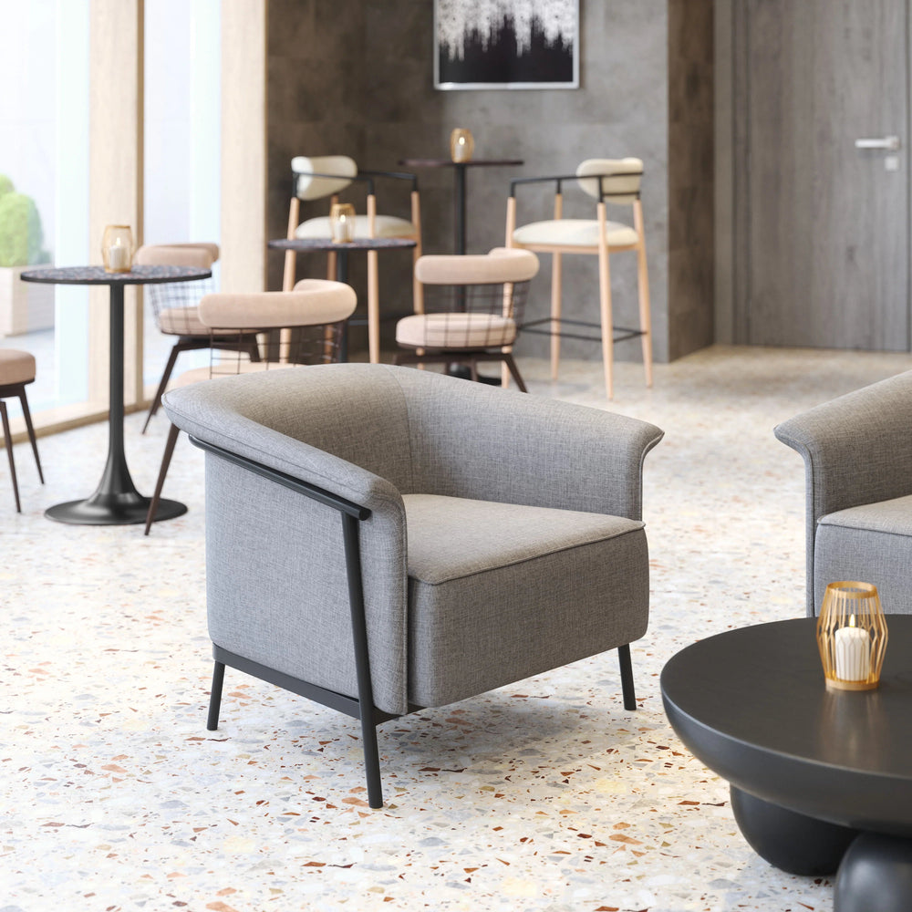SwayLiving Burry Accent Chair Slate Gray ACCENT + LOUNGE CHAIRS