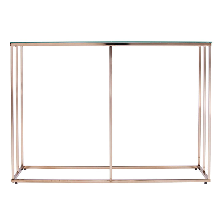 SwayLiving Nicholance Contemporary Glass-Top Console Table CONSOLE TABLES