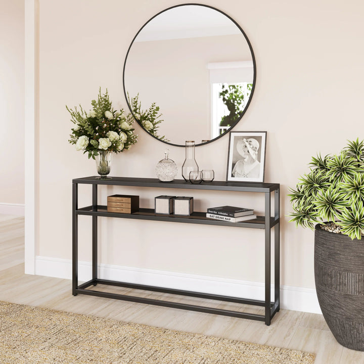 SwayLiving Holly & Martin Baldrick Console Table - Black CONSOLE TABLES