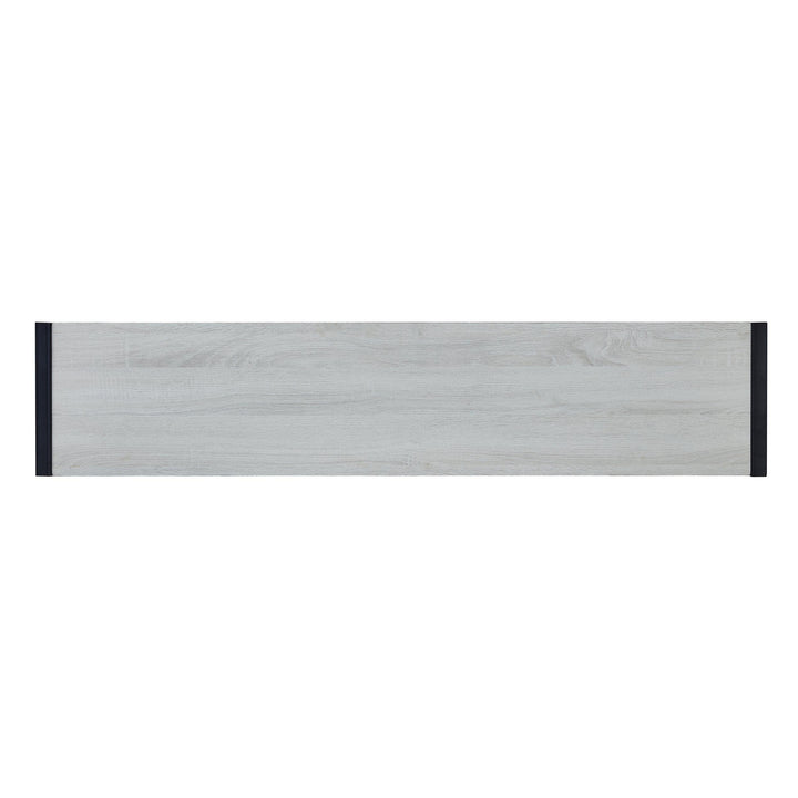 SwayLiving Holly & Martin Macen Console - Black w/ Distressed White CONSOLE TABLES