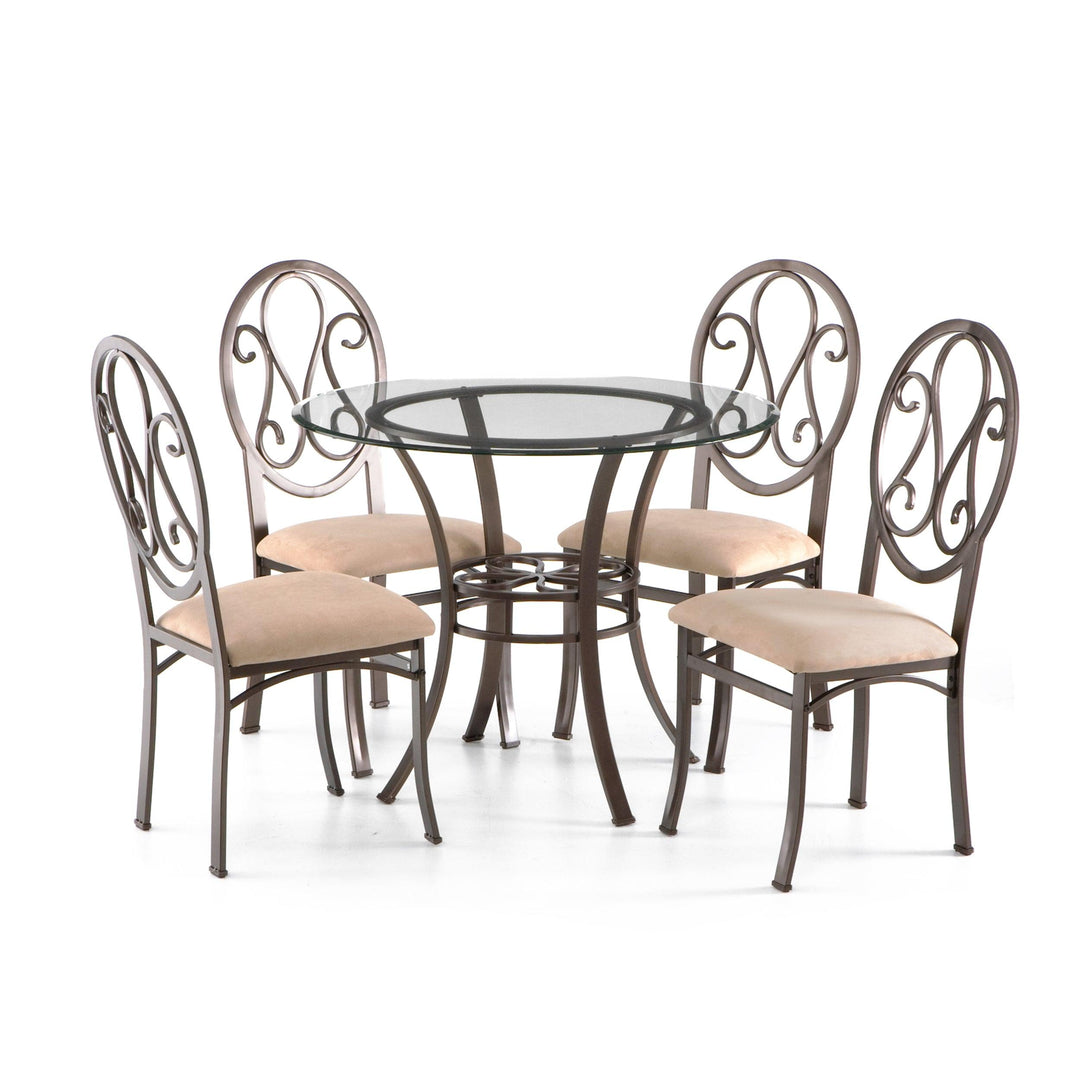 SwayLiving Lucianna Dining Set  - Dark Brown DINING CHAIRS