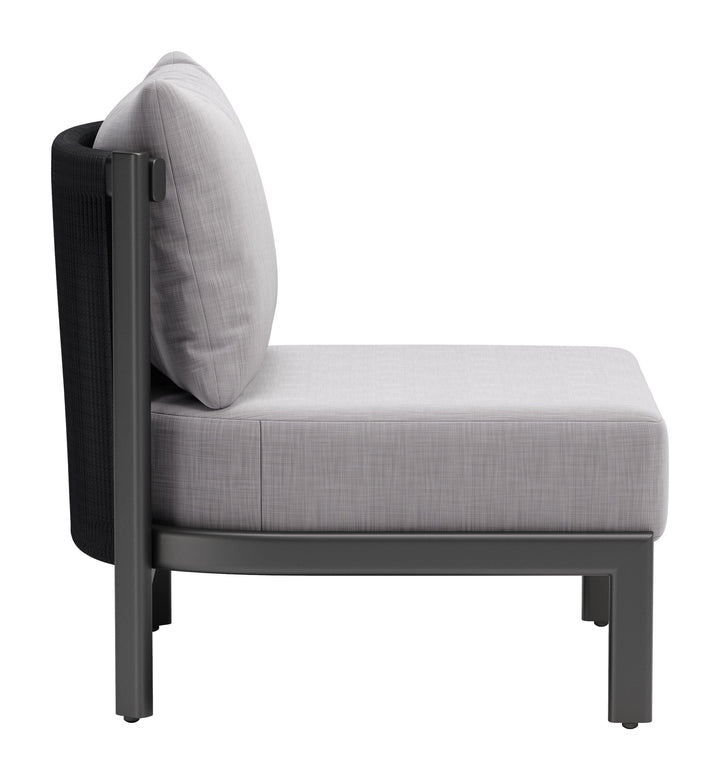 SwayLiving Horizon Accent Chair Gray OUTDOOR CHAISE LOUNGES