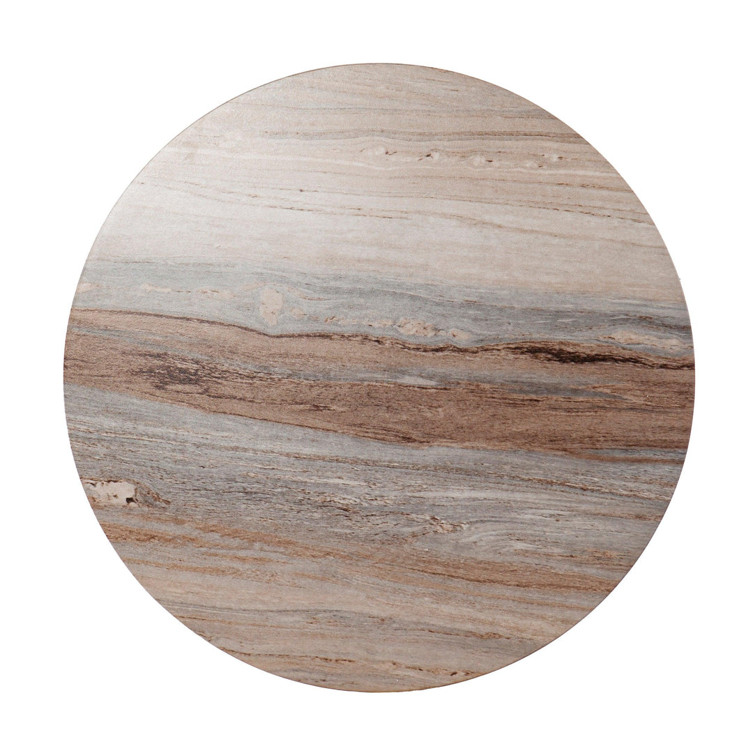 SwayLiving Chadkirk Round Faux Marble End Table ACCENT TABLES