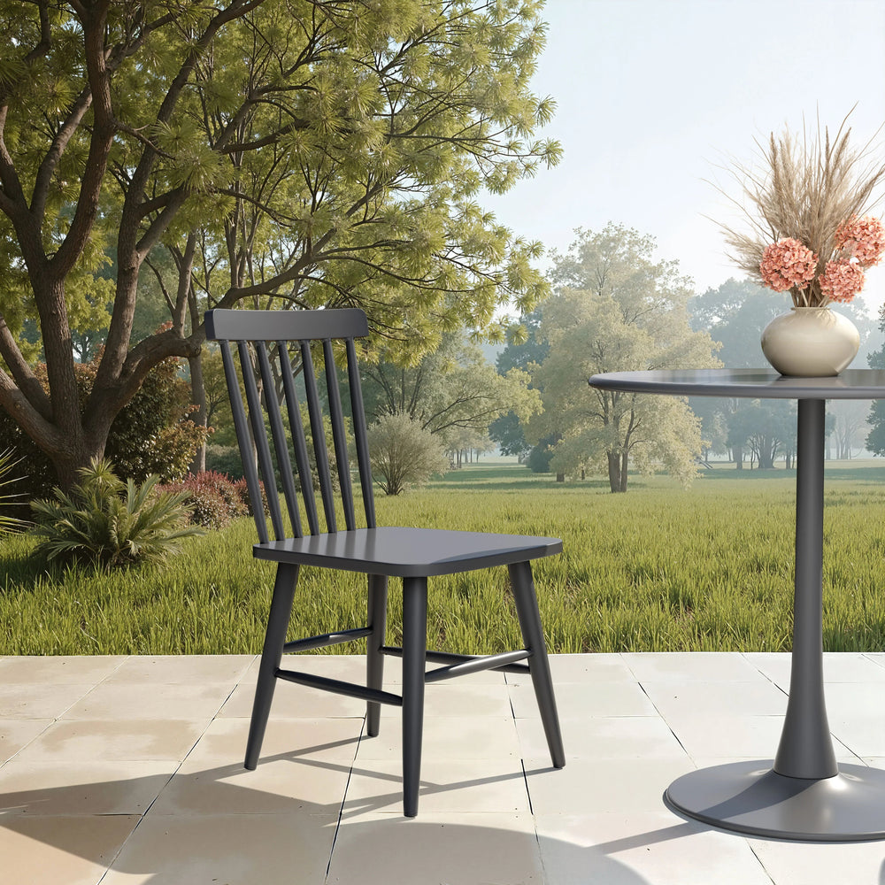 SwayLiving Zeilen Dining Chair (Set of 2) Black DINING CHAIRS