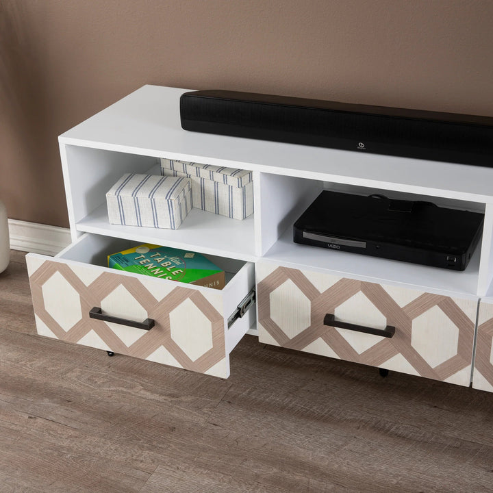SwayLiving Eltisley TV Stand with Storage MEDIA + TV STANDS