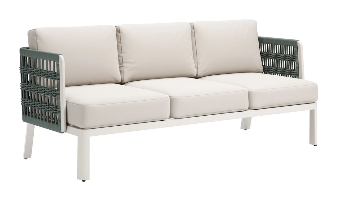 SwayLiving Bridgehampton Sofa White OUTDOOR SOFAS + SECTIONALS