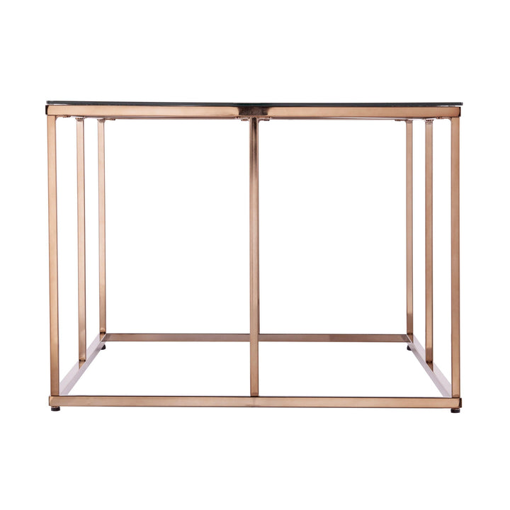 SwayLiving Nicholance Contemporary Glass-Top Cocktail Table COFFEE TABLES