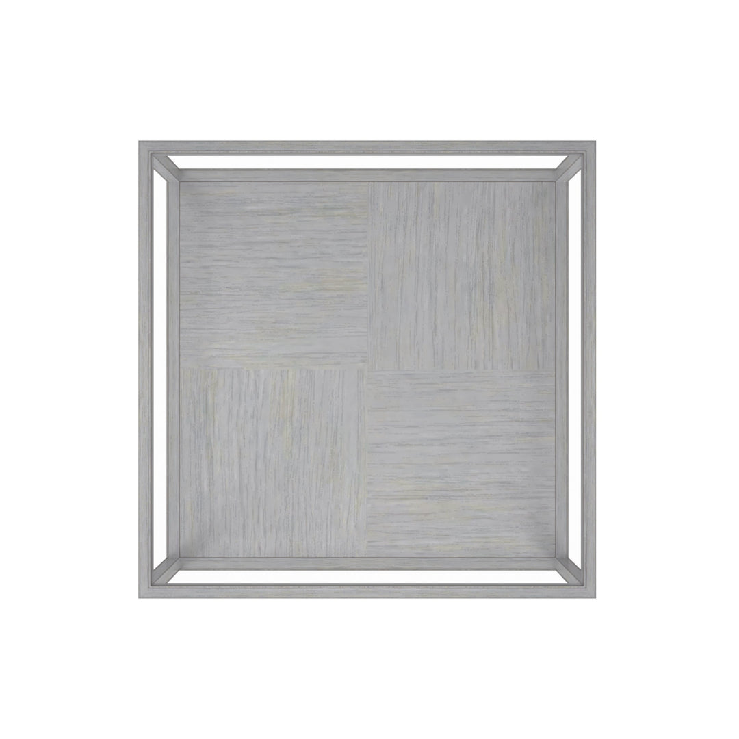 Glaze Sq Cktl Table-Vintage Blue