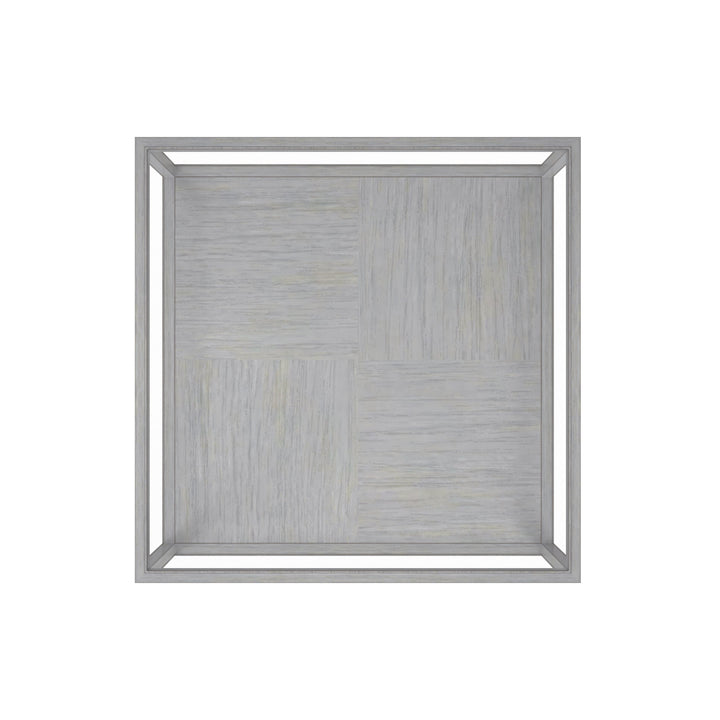 Glaze Sq Cktl Table-Vintage Blue