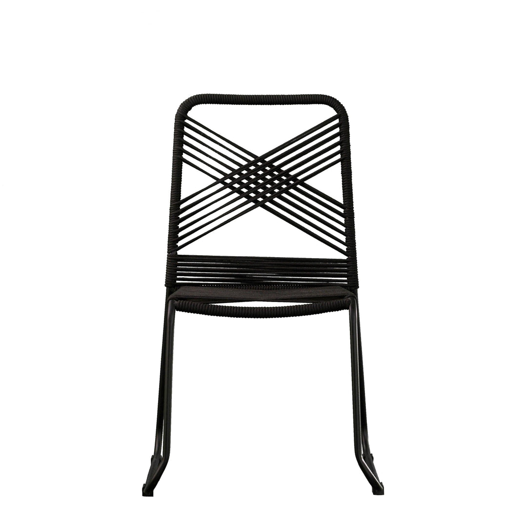 SwayLiving Holly & Martin Padko Outdoor Rope Chairs – 2pc Set OUTDOOR DINING CHAIRS