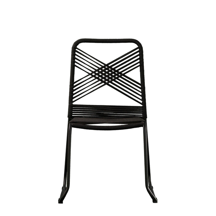 SwayLiving Holly & Martin Padko Outdoor Rope Chairs – 2pc Set OUTDOOR DINING CHAIRS