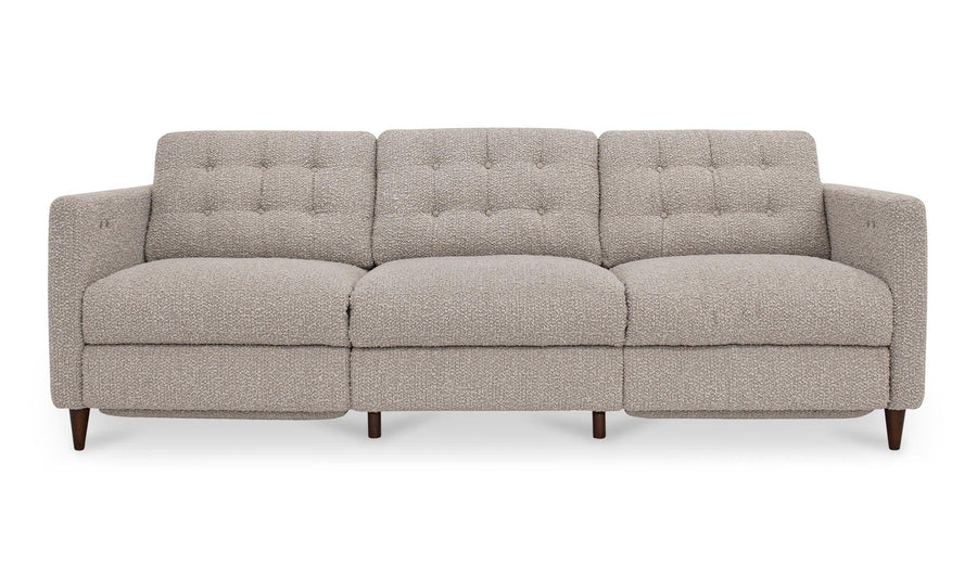 Bridgers Power Recliner Sofa Warm Grey - SwayLiving