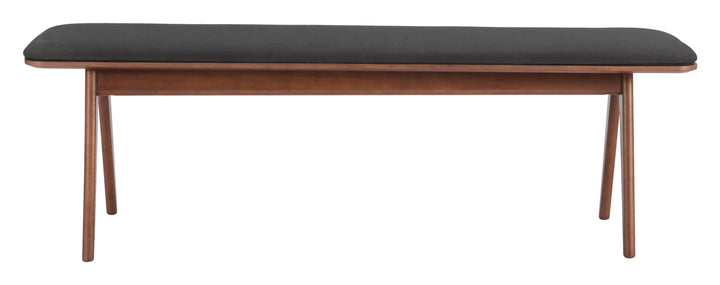 SwayLiving Kazwali Bench Black & Walnut BENCHES