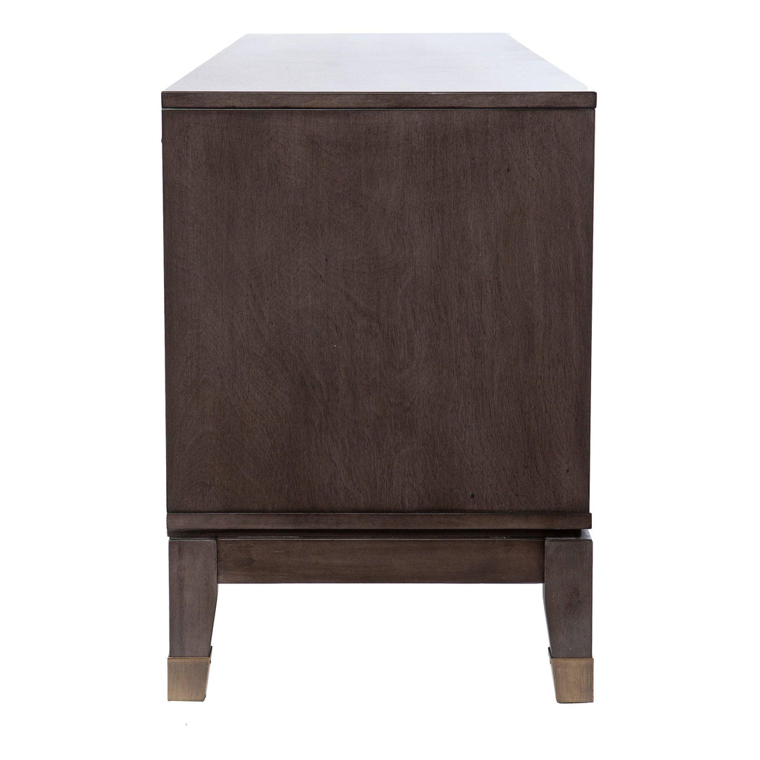 SwayLiving Brenting Media Stand w/ Storage MEDIA + TV STANDS