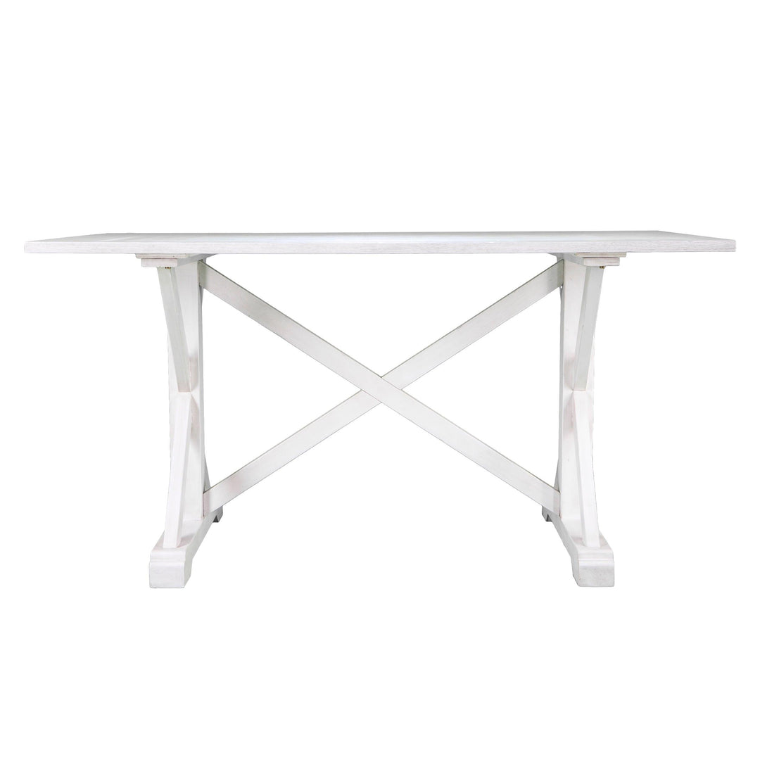 SwayLiving Cardwell Distressed Farmhouse Dining Table DINING TABLES