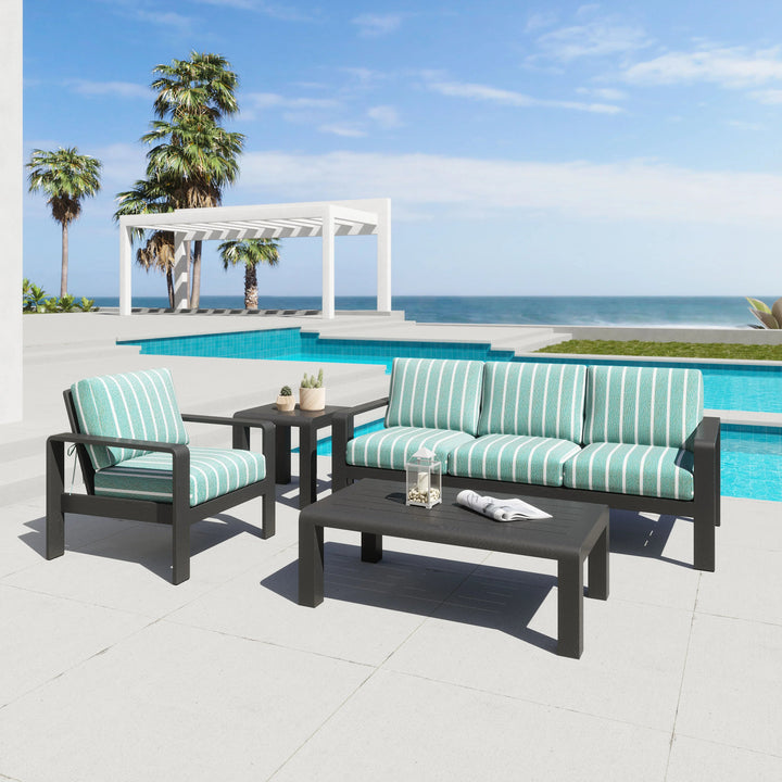SwayLiving Rolig Coffee Table Black OUTDOOR COFFEE TABLES