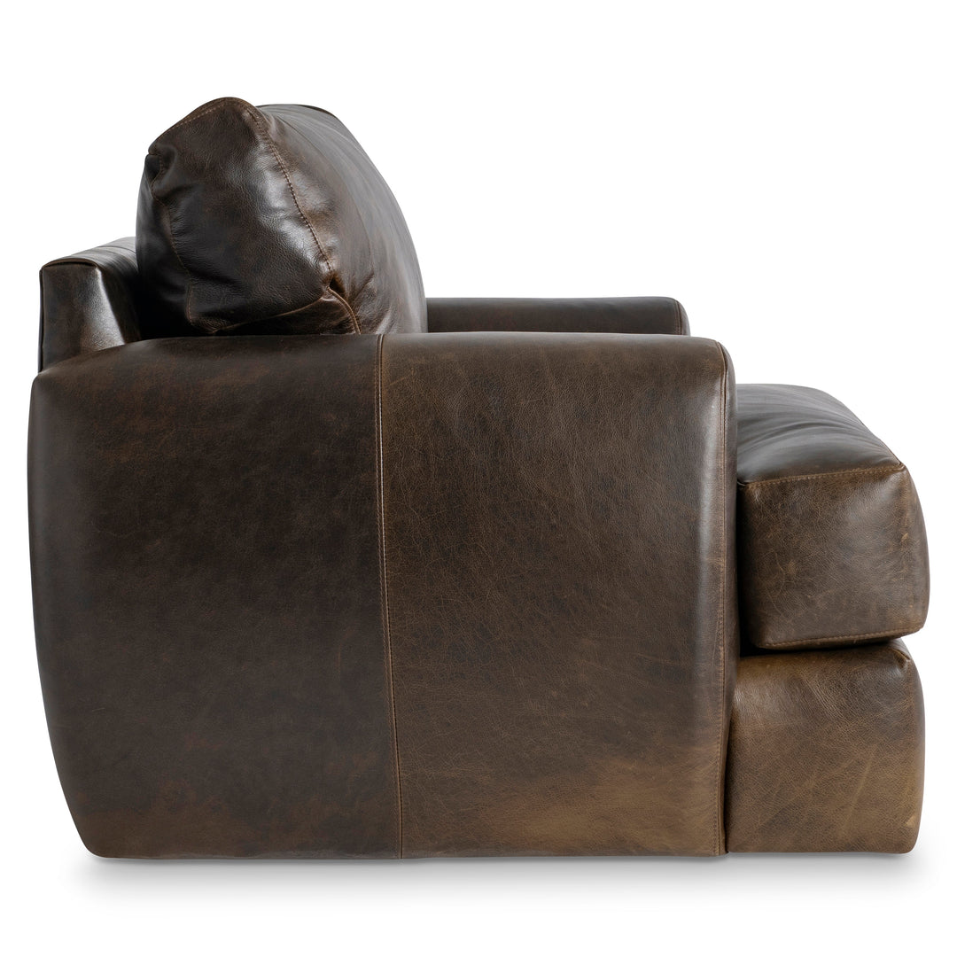 Cameron Leather Swivel Chair