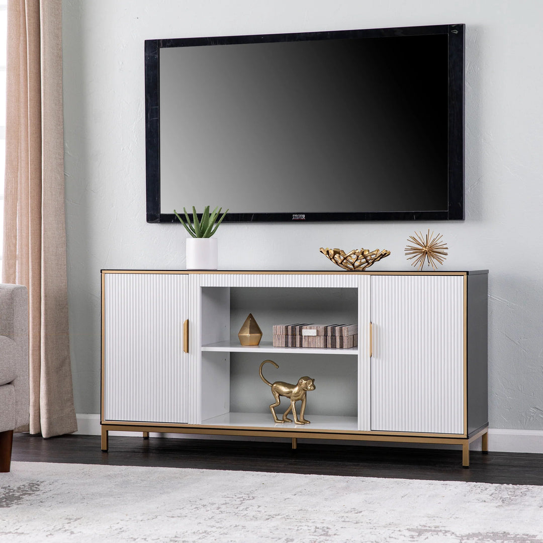 SwayLiving Daltaire Media Console w/ Storage MEDIA + TV STANDS