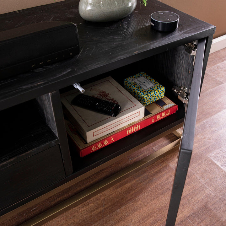 SwayLiving Dessingham Reclaimed Wood TV/Media Stand MEDIA + TV STANDS