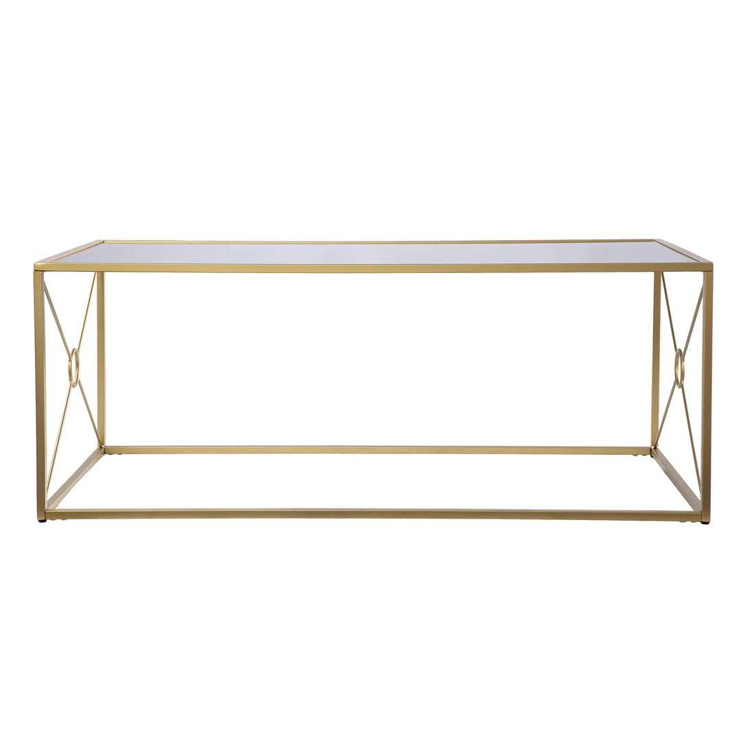 SwayLiving Larden Mirror-Top Cocktail Table COFFEE TABLES