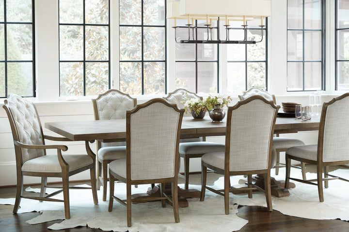 Rustic Patina Side Chair in Peppercorn Finish